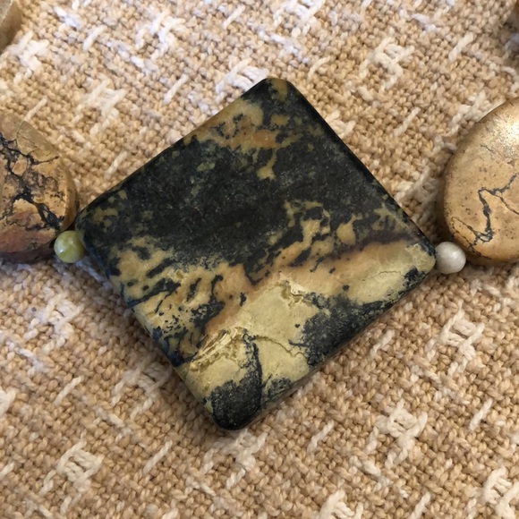 Jay King 2-piece mixed natural stone Sterling Silver Necklace and bracelet set - Picture 4 of 16